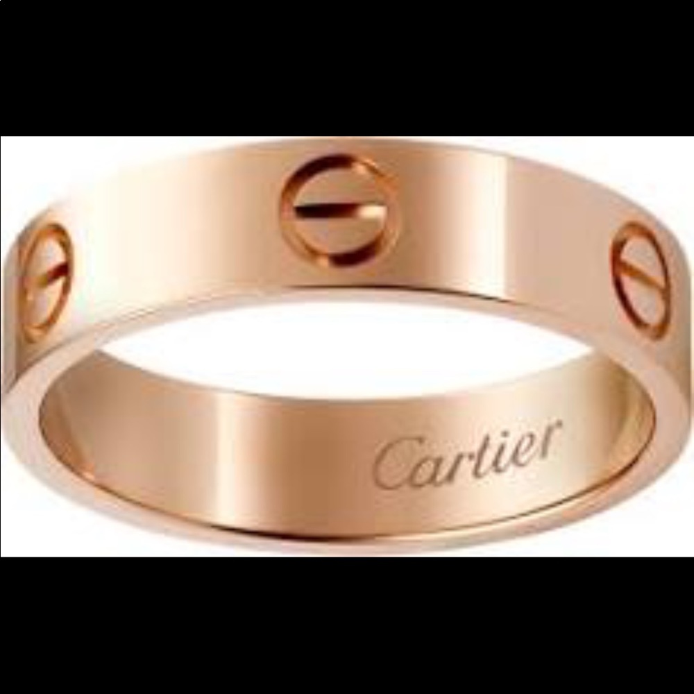 Cartier love ring rose gold